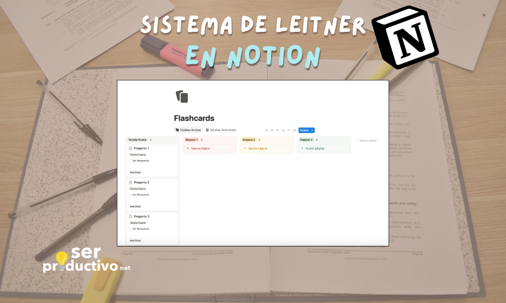 Lee más sobre el artículo Estudia con Flashcards digitales – Notion